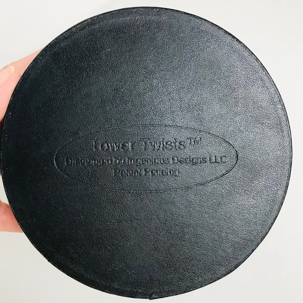 Vintage Tower Twists Ingenious Design Jewelry Box - image 8